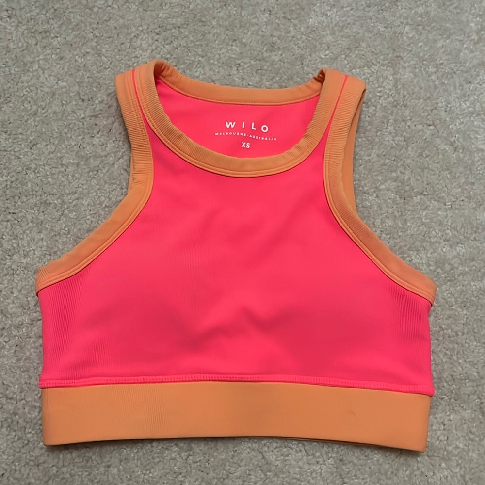 wilo neon workout tank top